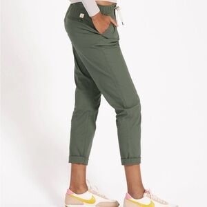 Vuori Army Green Ripstop Cargo Pants